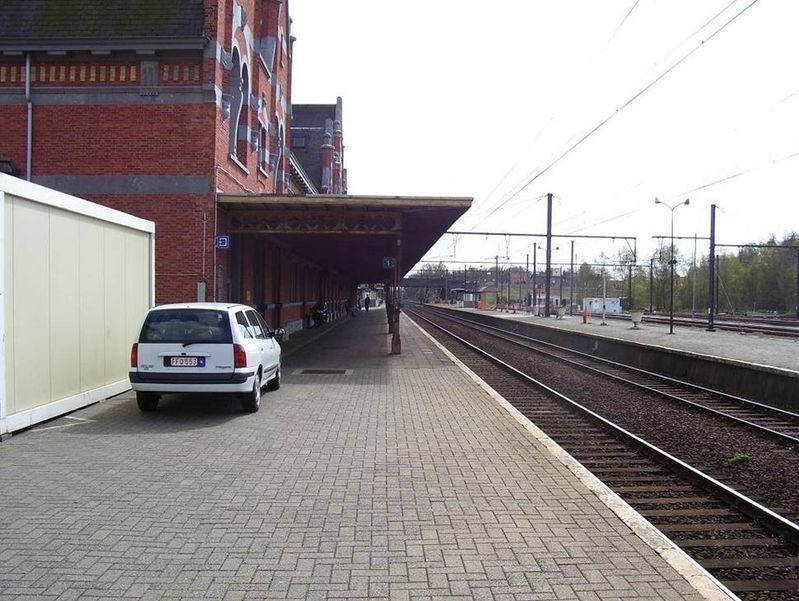 perron spoorwegstation essen