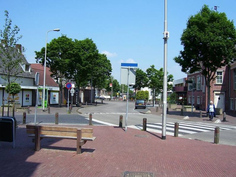 zicht op bocht
